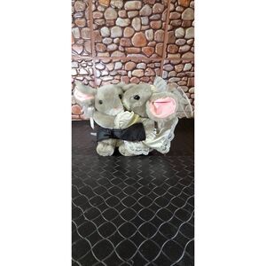 Vintage Dakin "Moustrimony" wedding plush set from 1986 #A46
